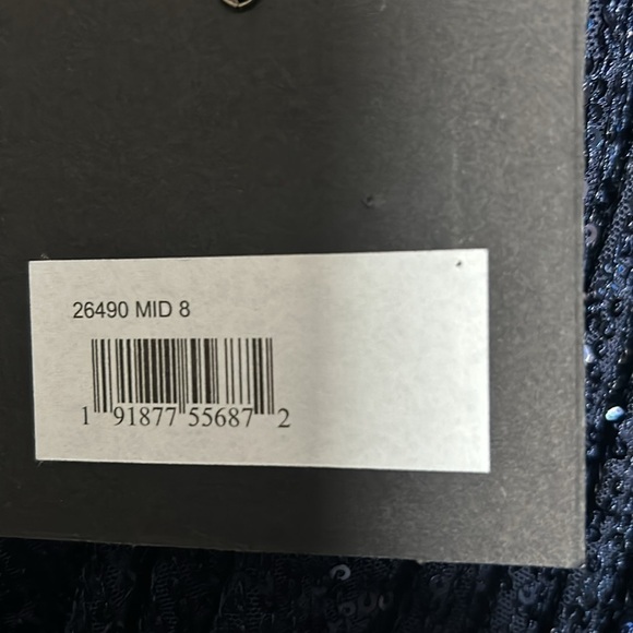 Mac Duggal 26490 NWT SEQUINED LONG SLEEVE GOWN - Picture 7 of 7